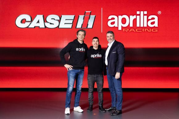 С цел към подиума - Case IH ще спонсорира за втори сезон Aprilia в MotoGP™